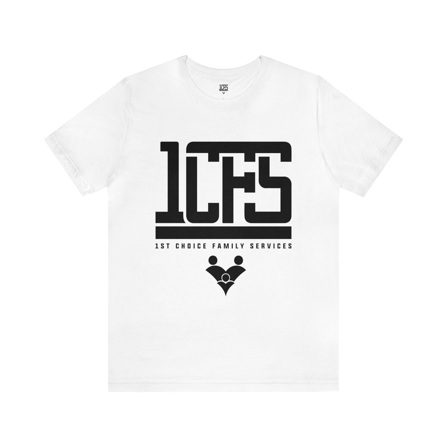 Icon White w/Black Print