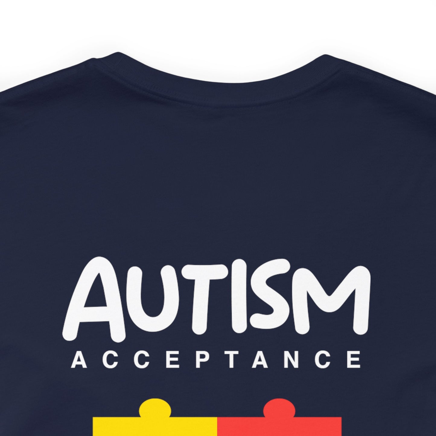Autism Acceptance Cube Navy