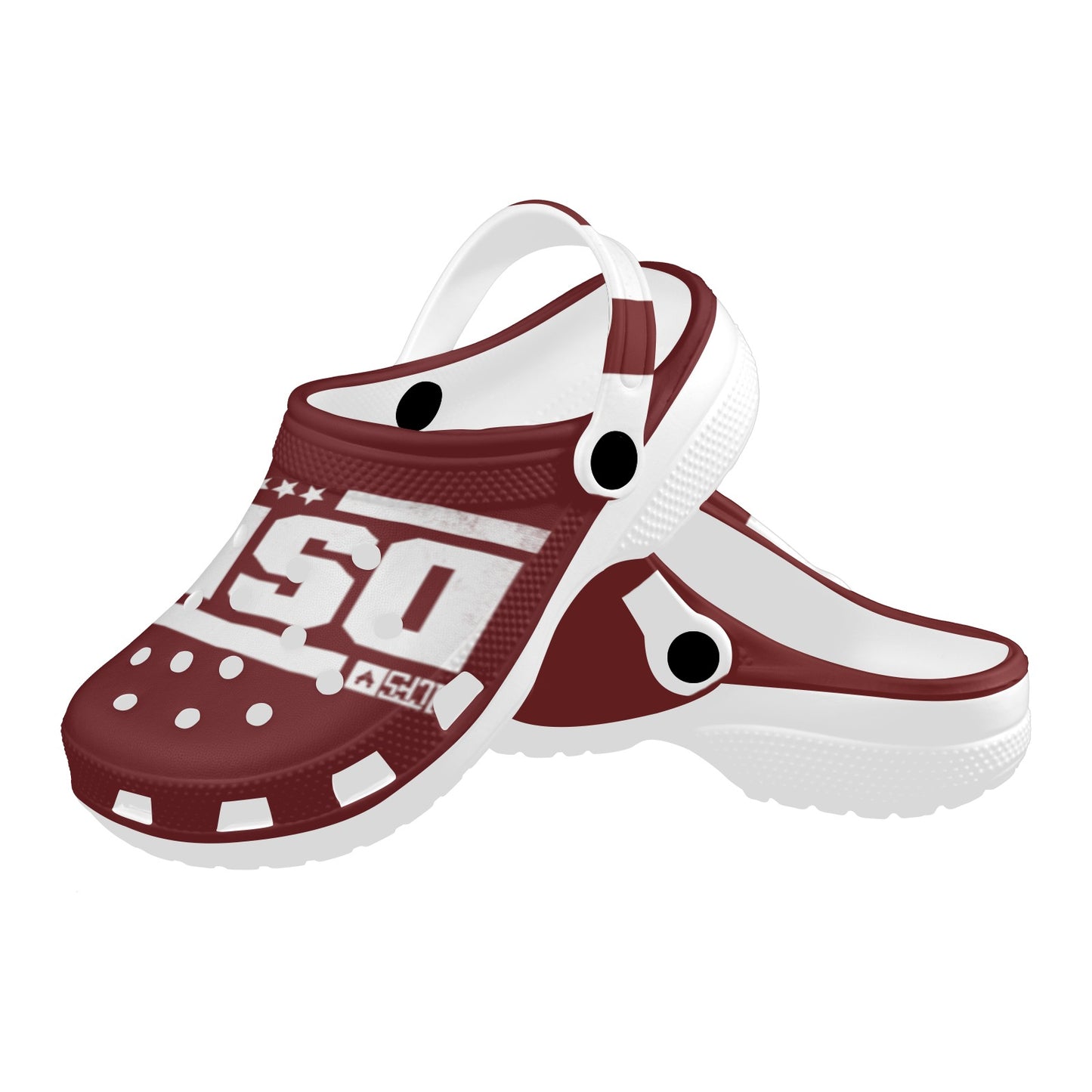 Maroon DSP Clogs