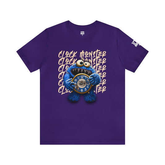 Clock Monster Tee Purple