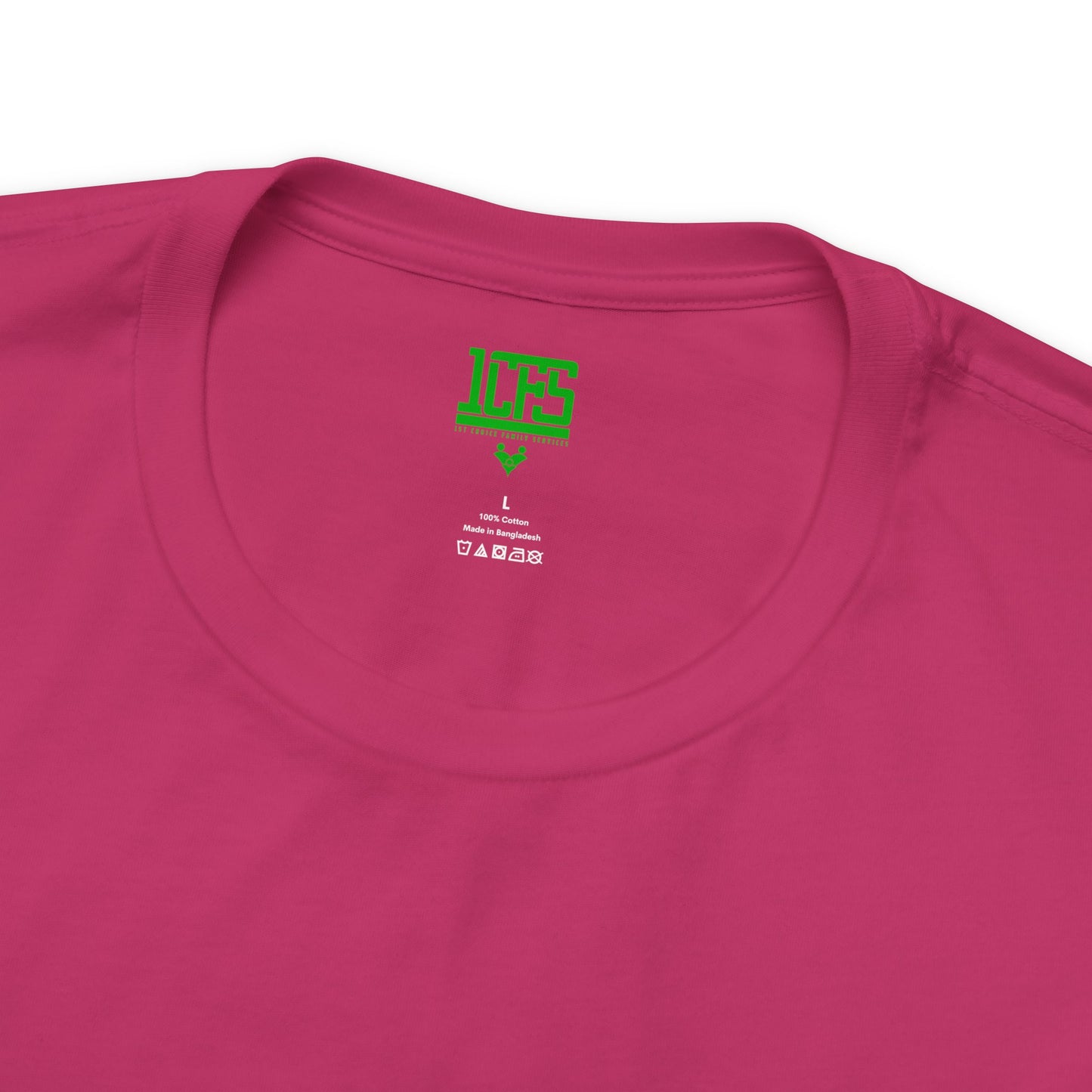 Berry Pink w/Green Print