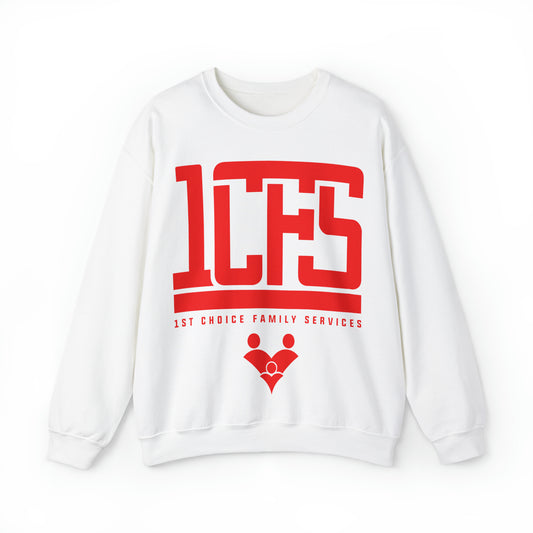 Icon White w/Red Print