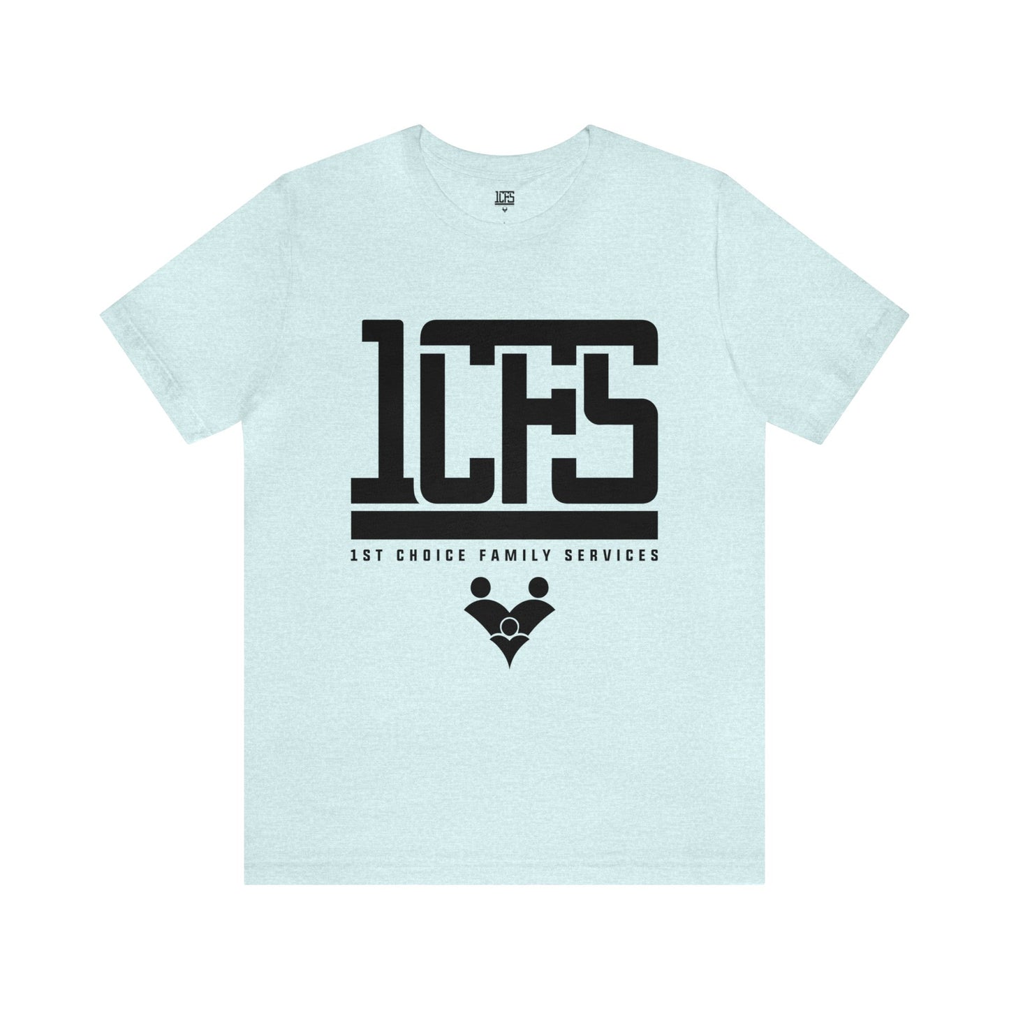 Ice Blue w/Black Print