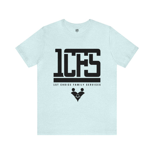 Ice Blue w/Black Print