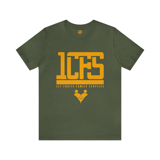 Military Green w/Gold Print