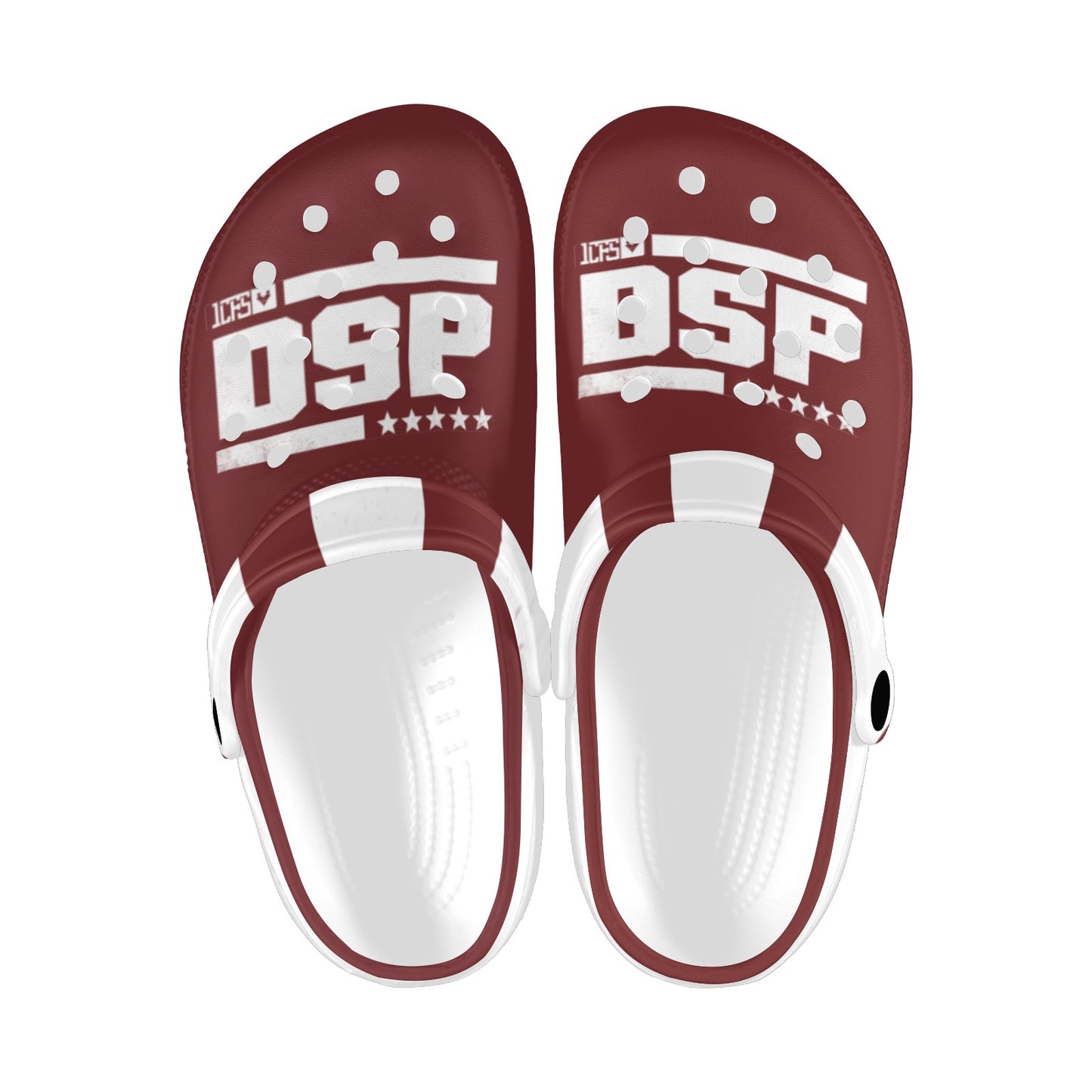 Maroon DSP Clogs